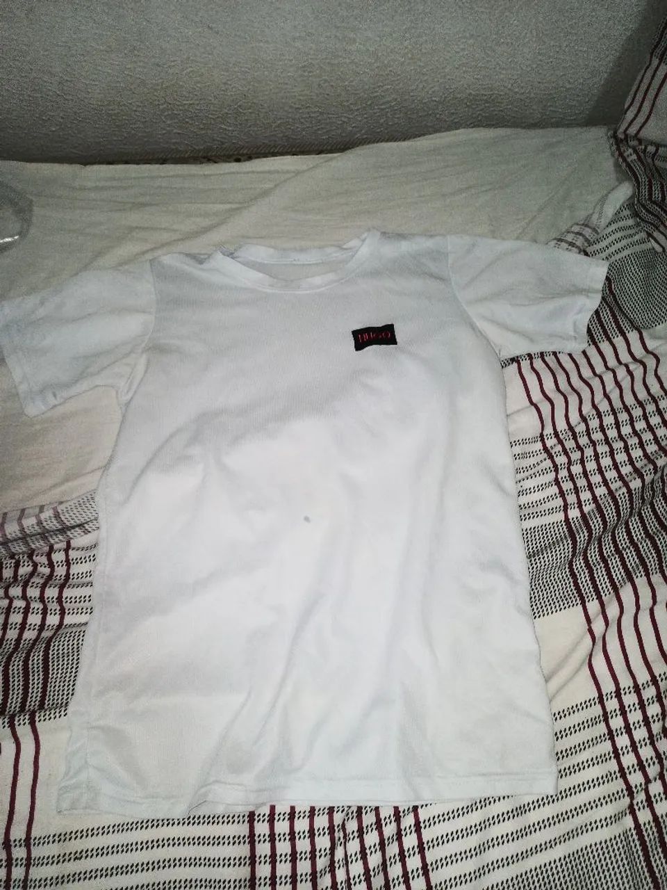 camisa branca hugo boss