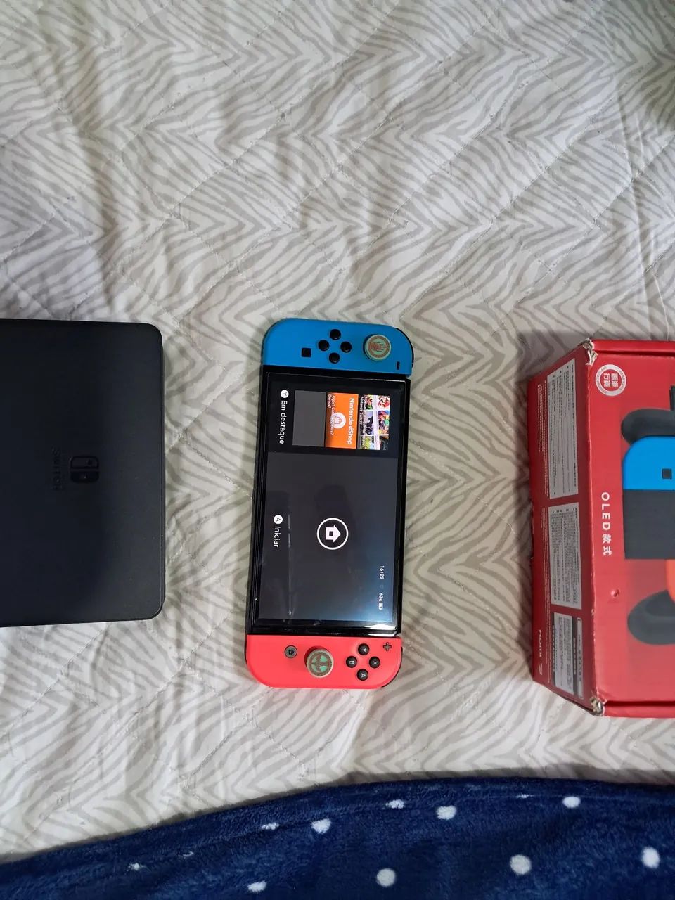 Nintendo Switch Oled + acessorios - Foto 2