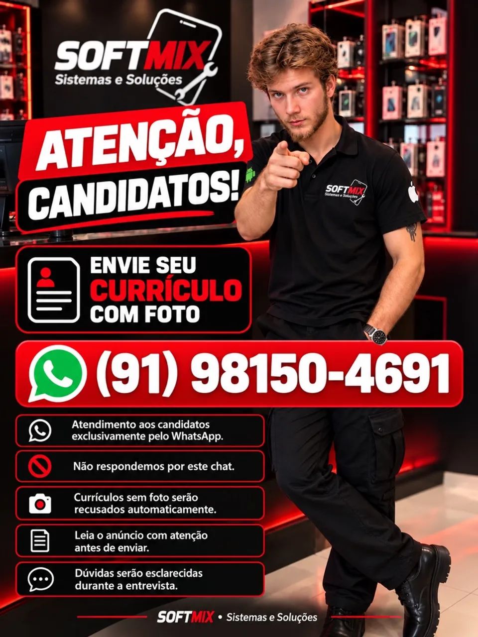 Vaga Atendente  - Foto 2