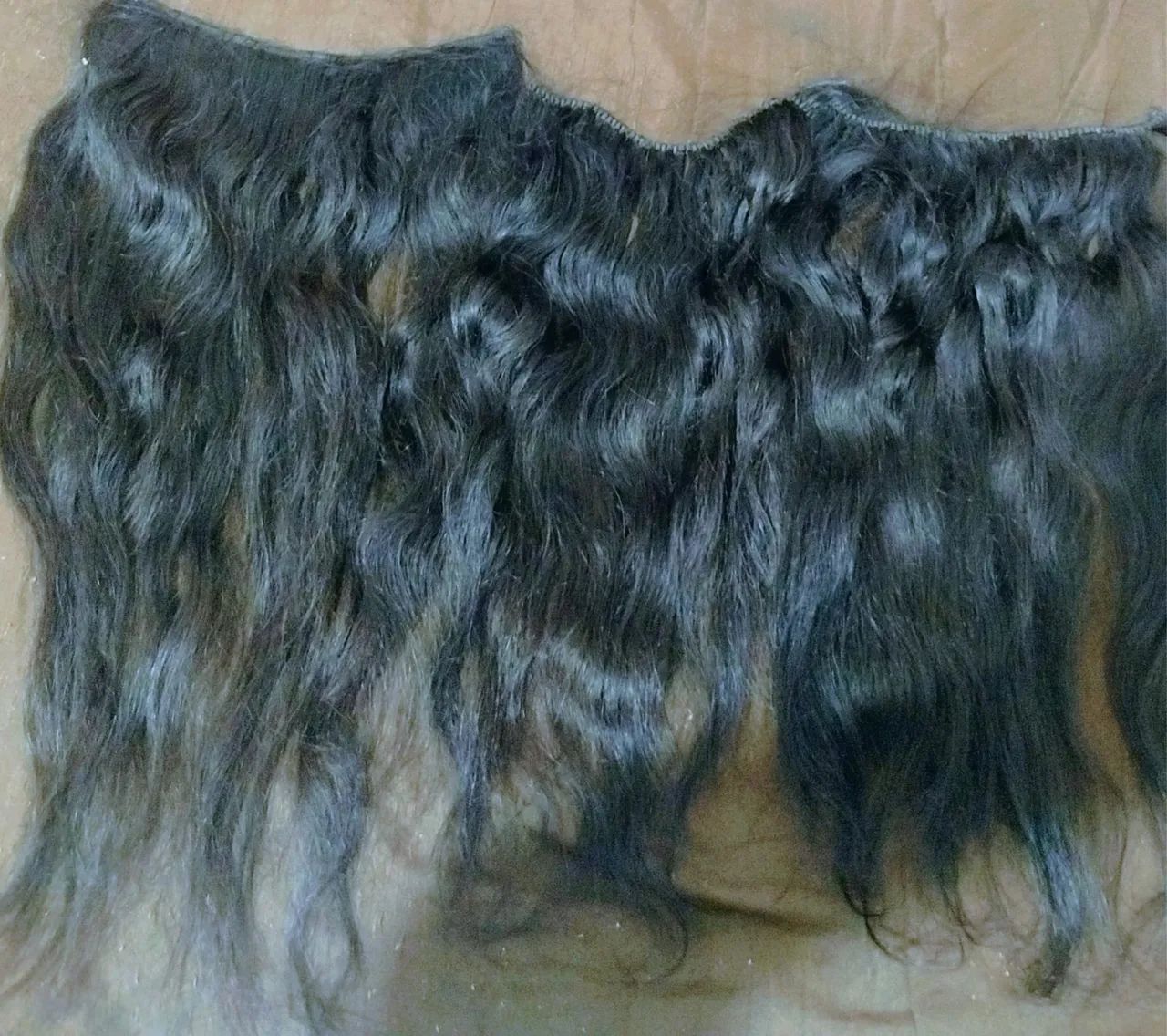 Cabelo humano Indiano.
