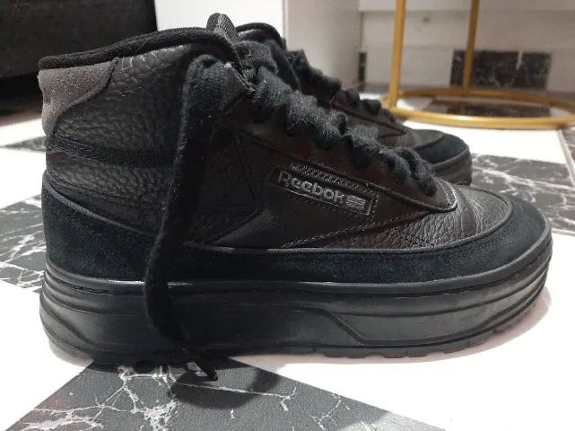 Tênis reebok plataforma classic 37 , forma pequena - Foto 4