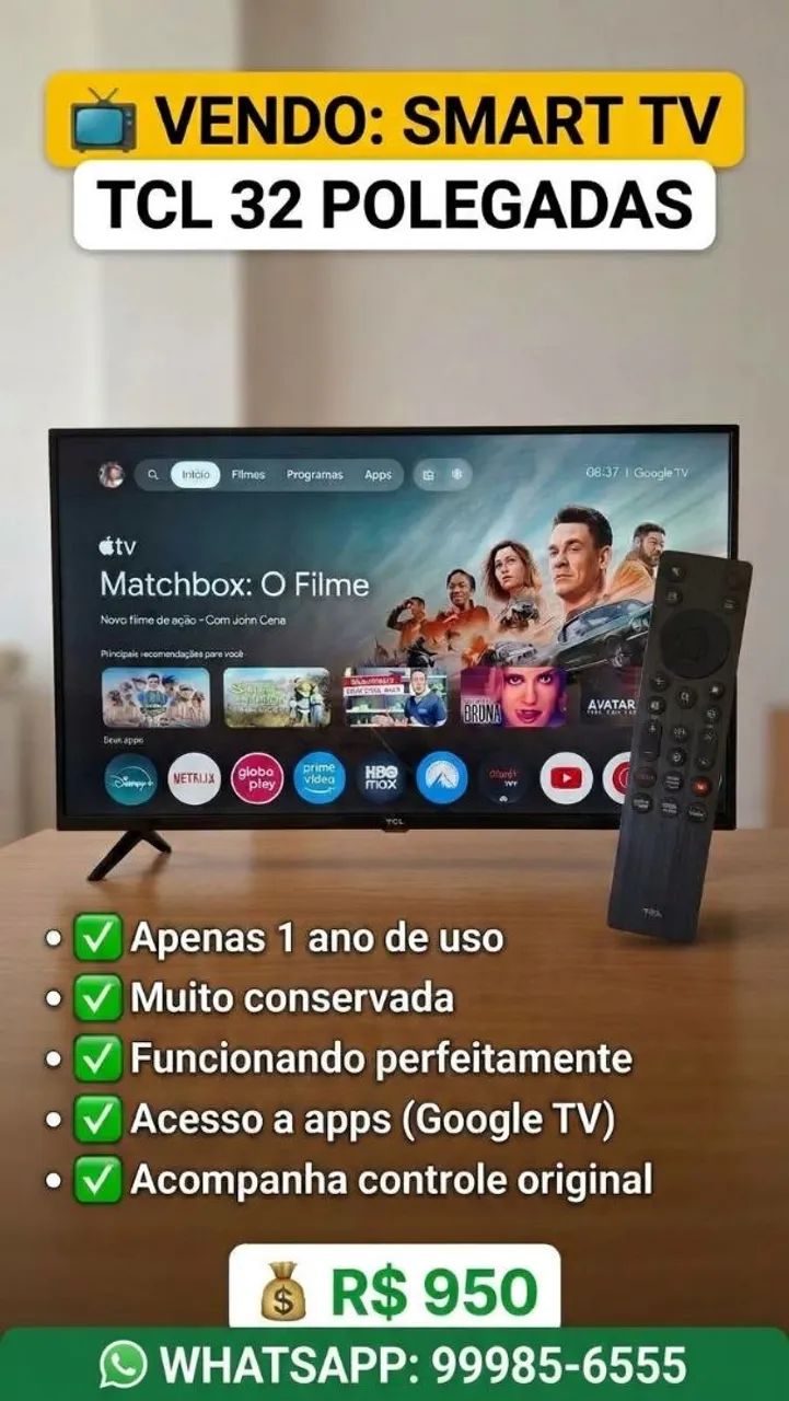 Tv TCL 32 polegadas 