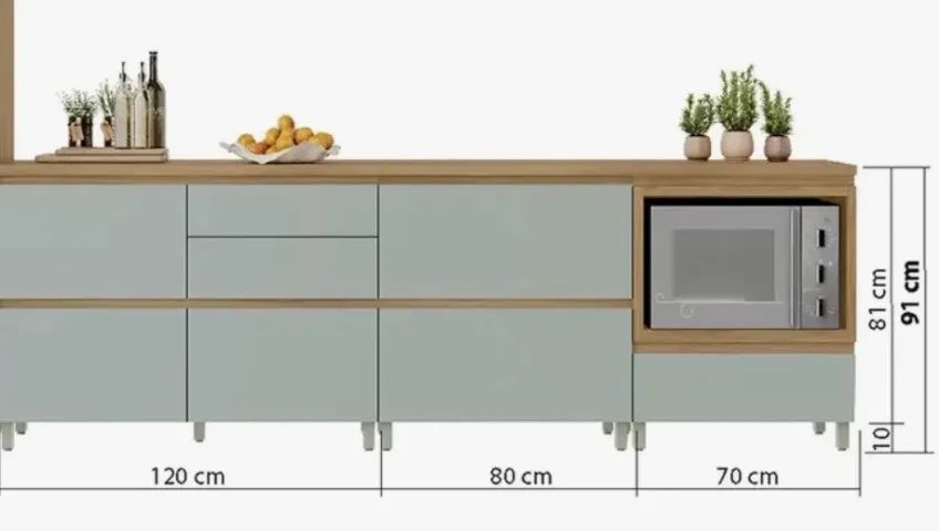 Armário Balcão Cozinha Nesher Rainha Modular - Excelente Estado - Foto 2