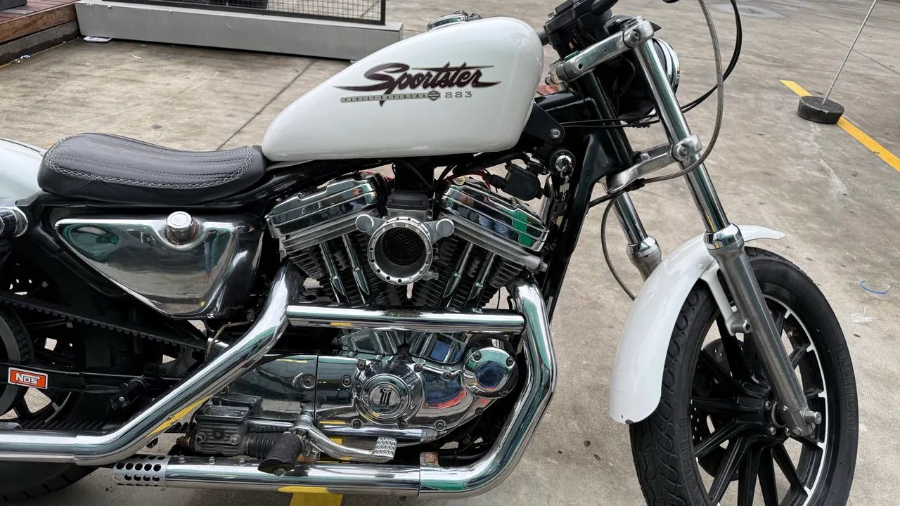 Harley Davidson XL 883 Custom 1997 CARBURADA E COM NITRO - Foto 5