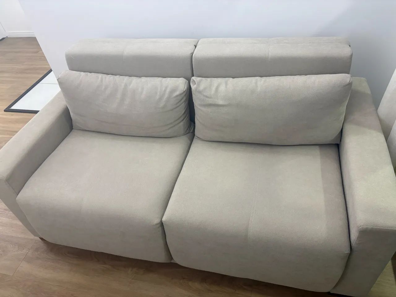 Sofa cama de casal tok stok com alta qualidade e sem uso  - Foto 4
