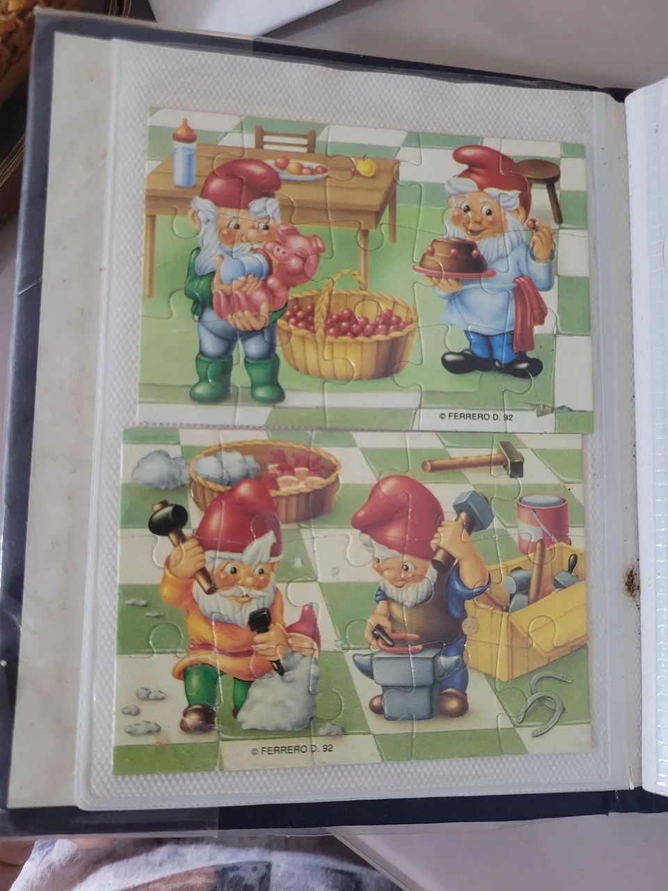 Quebra cabeça gnomos kinder ovo 