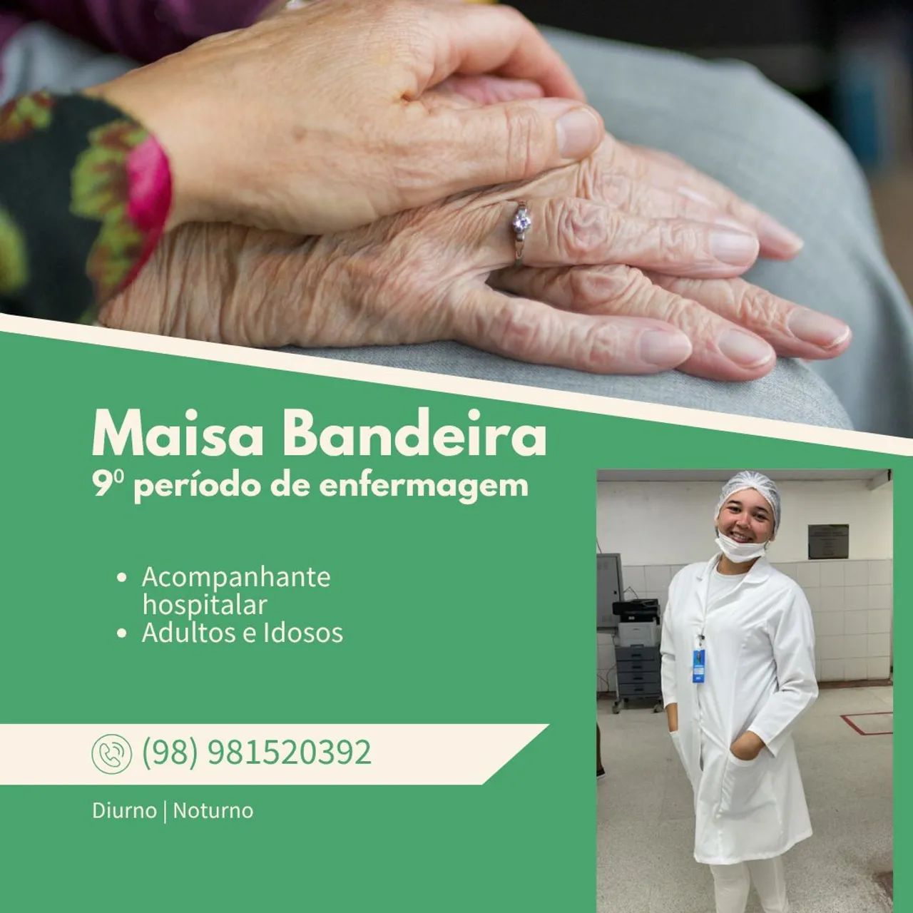 Acompanhante hospitalar em São Luís 