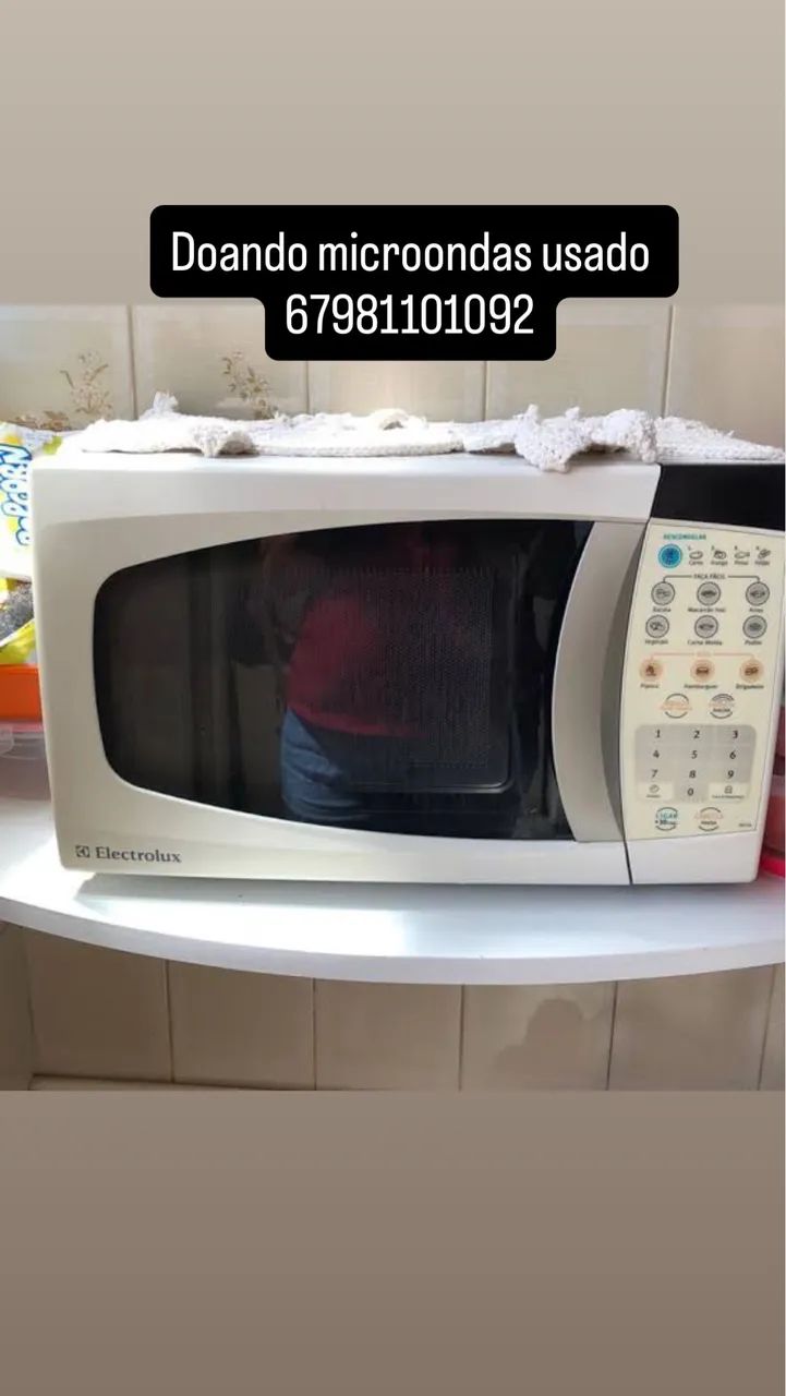 Doando microondas usado 