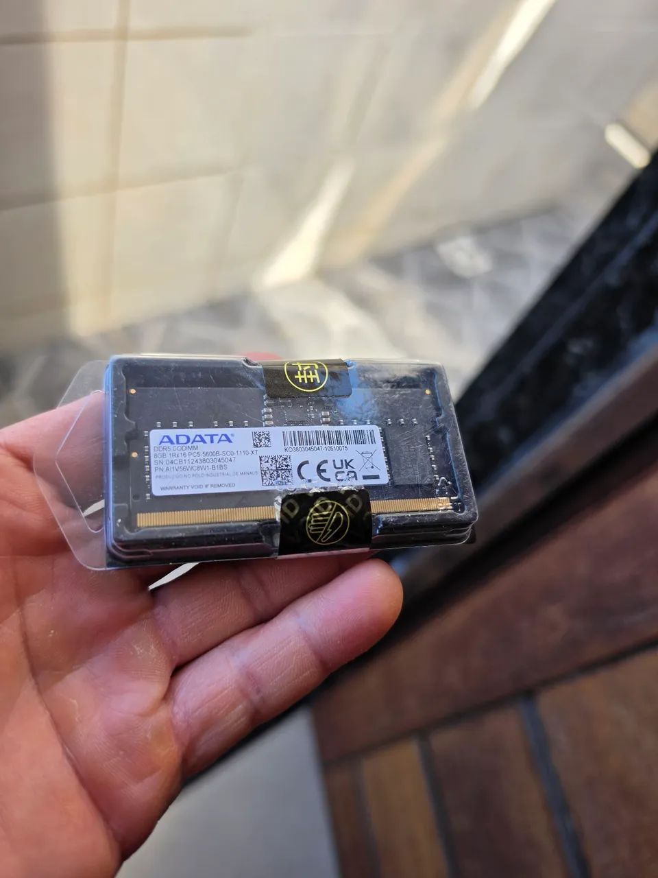 8Gb Memória Adata ddr5 Pc5-5600 - Foto 4