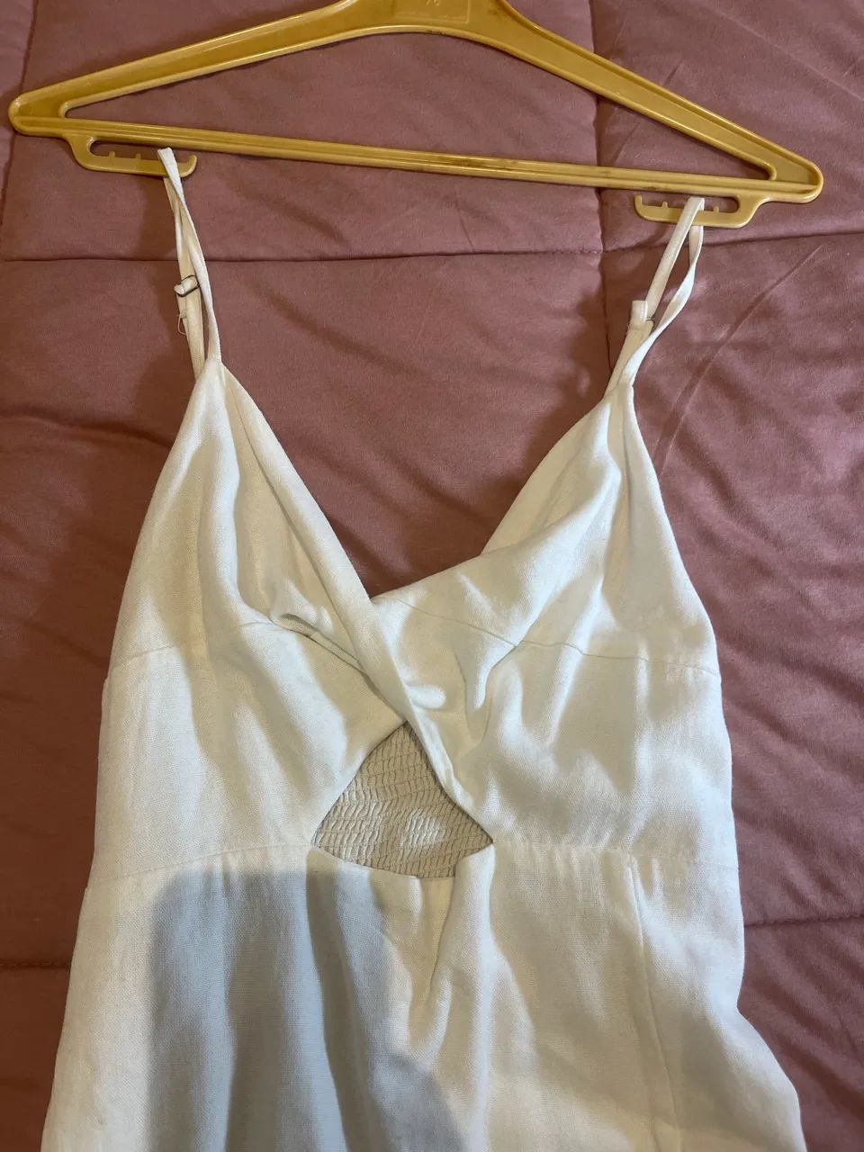 vestido youcom linho branco M - Foto 2