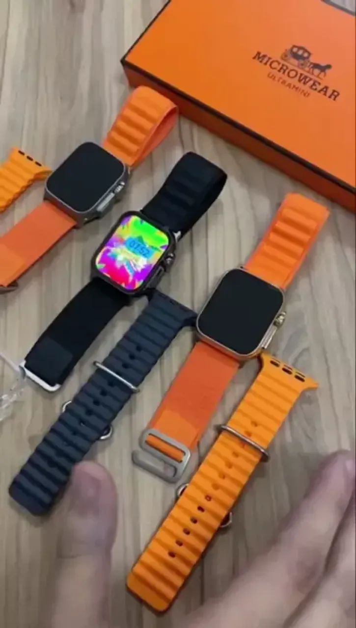Smartwatch W69 Ultra Mini Microwear 2026 GPS Tela HD Compacto Original