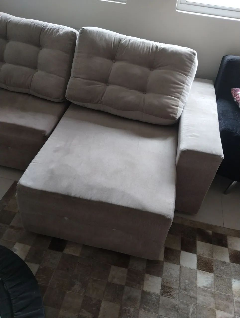 Sofá retrátil,pode ser usado como cama . - Foto 3