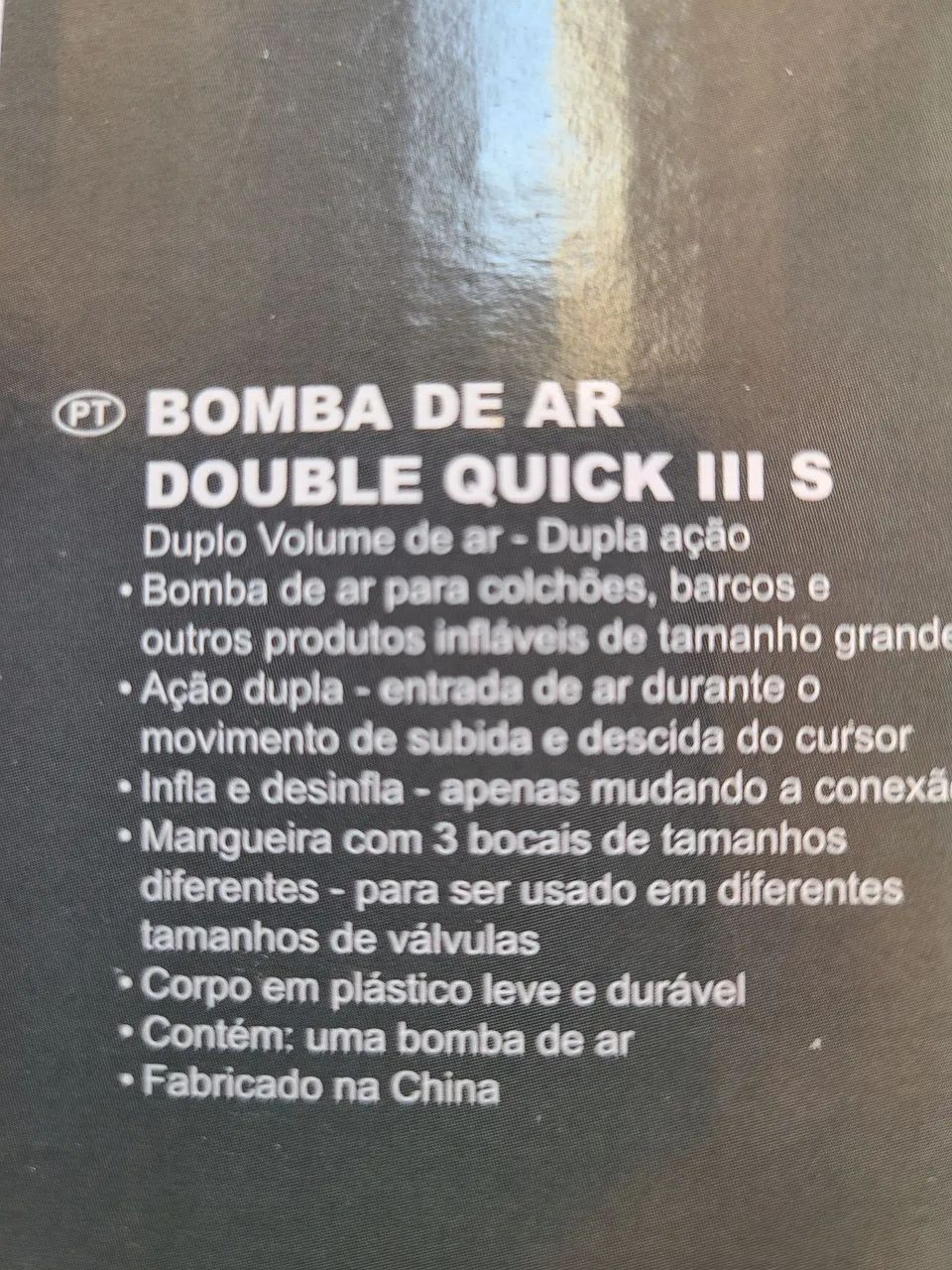 BOMBA DE AR DOUBLE QUICK III S - Foto 5