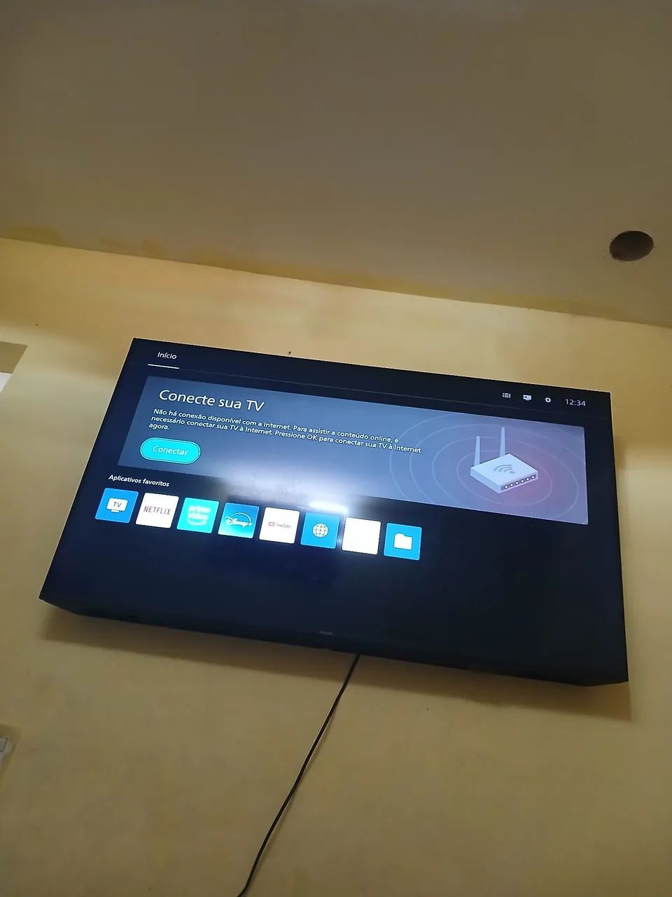 TV Philips 50 polegadas semi novo