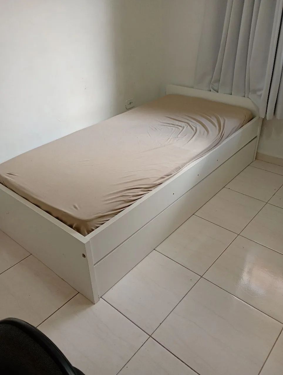 Painel para tv com bicama com colchão  - Foto 4