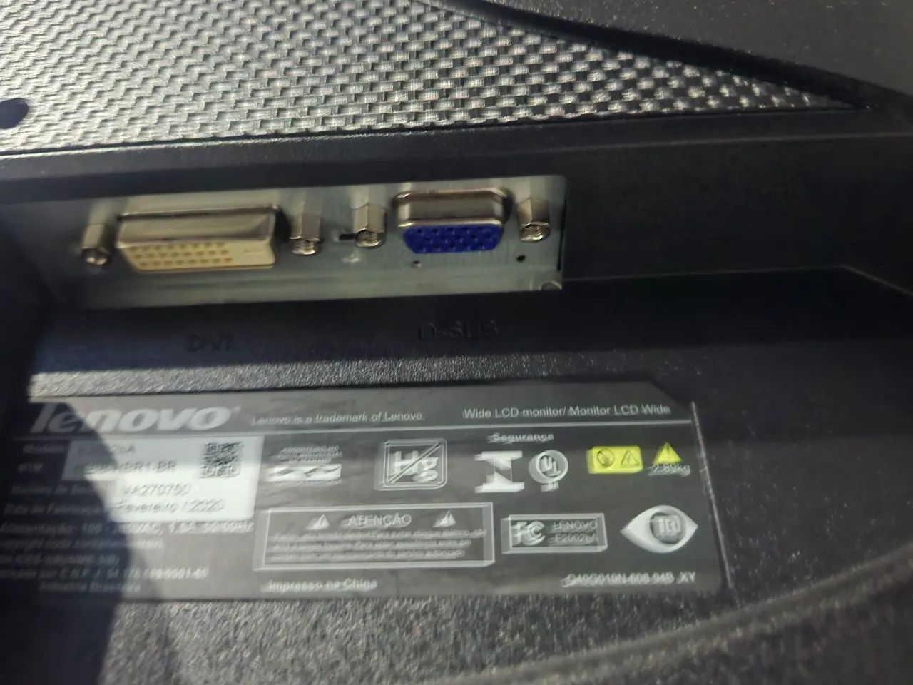 Monitor Lenovo thinkvision 19.5 polegadas - Foto 3