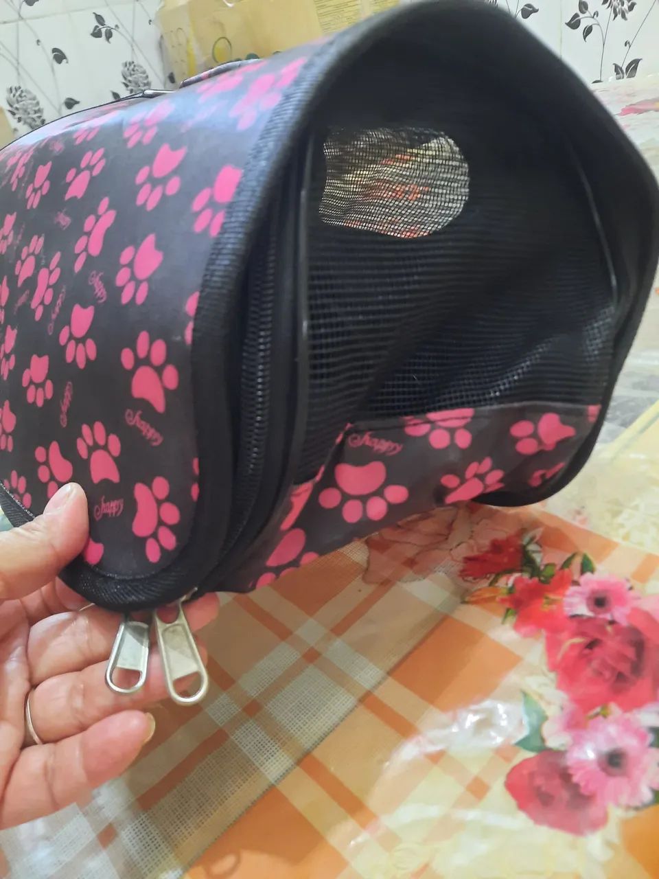 BOLSA PARA TRANSPORTE DE PET - GATO/CACHORRO/OUTROS - Foto 4