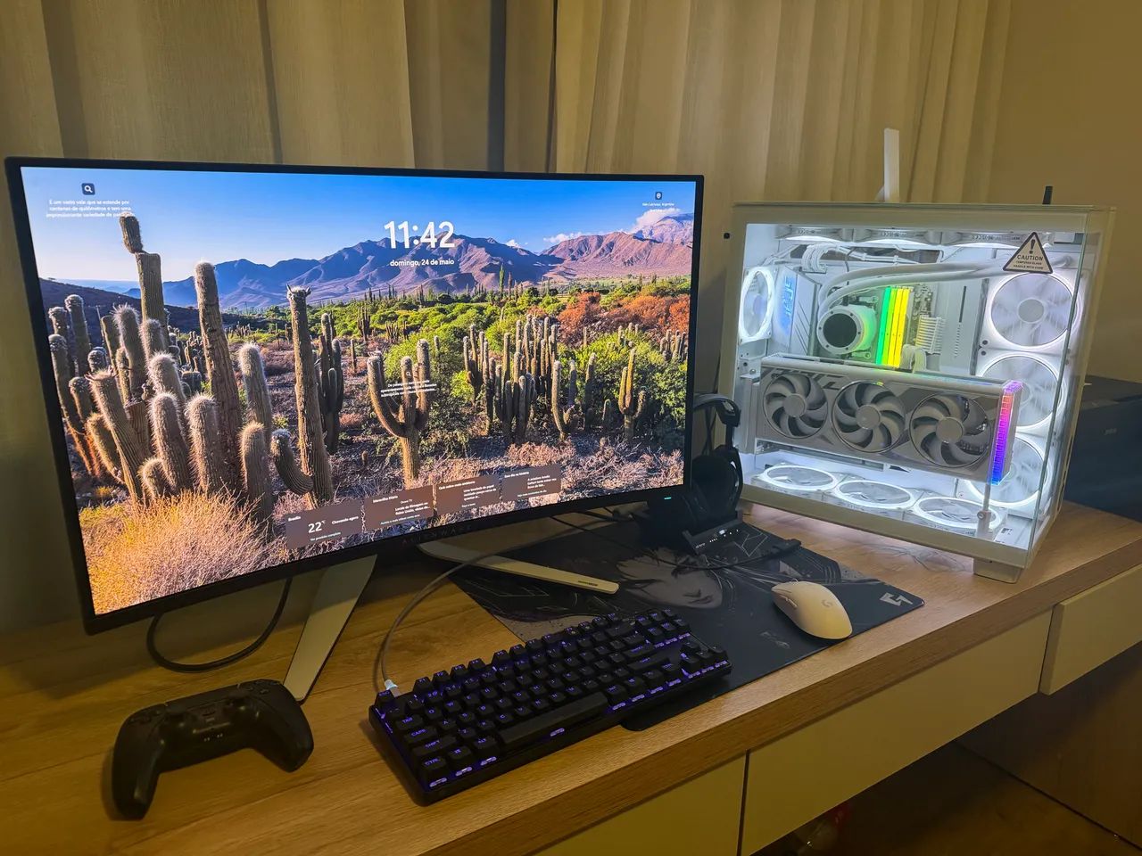 Pc gamer RTX 4090 6tb ssd 32gb ddr5 semi novo 