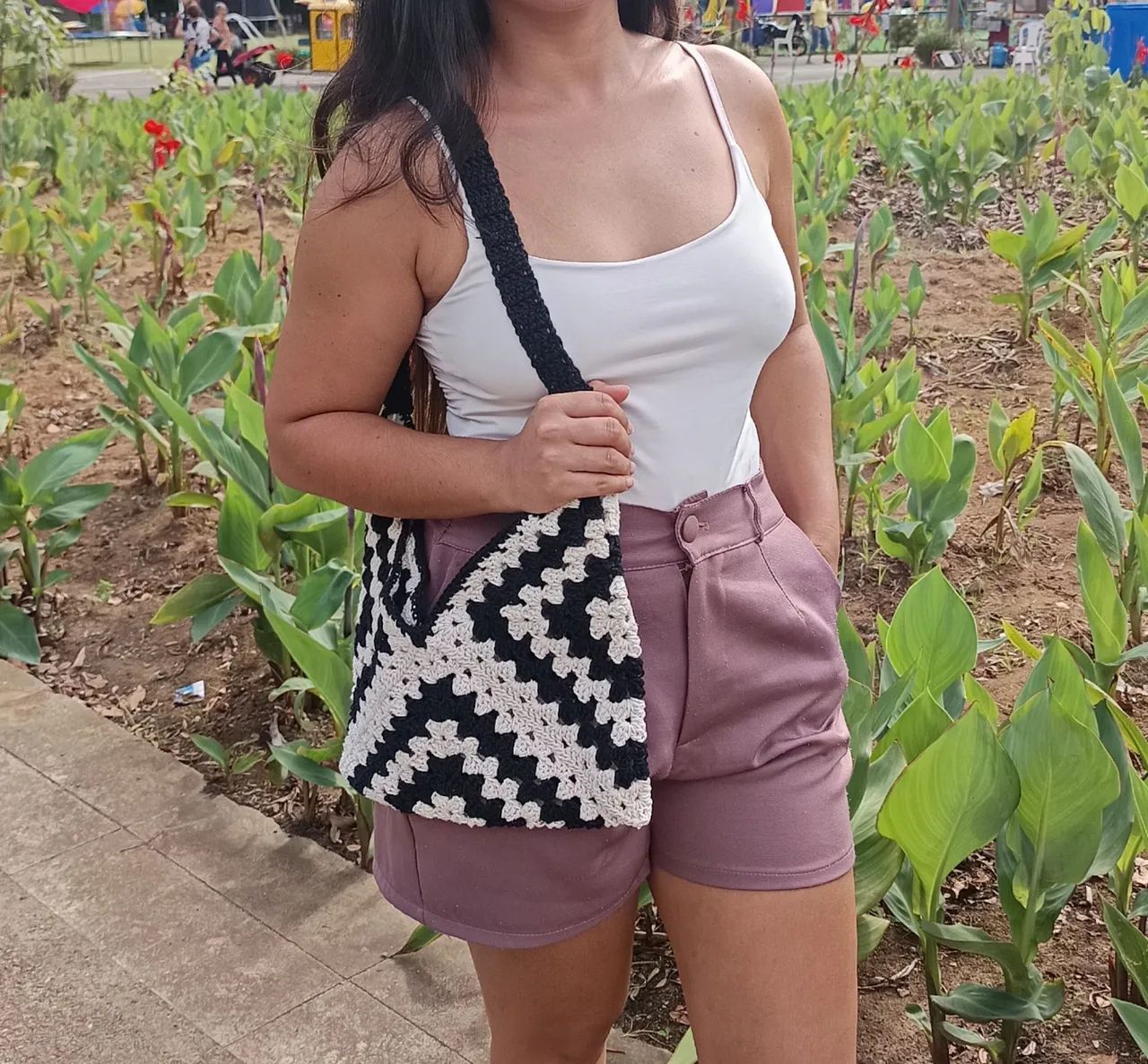 Bolsa de crochê 