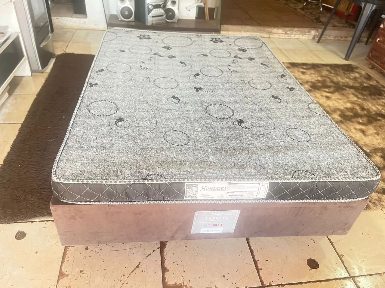 Cama box de casal com colchão de espuma  - Foto 2