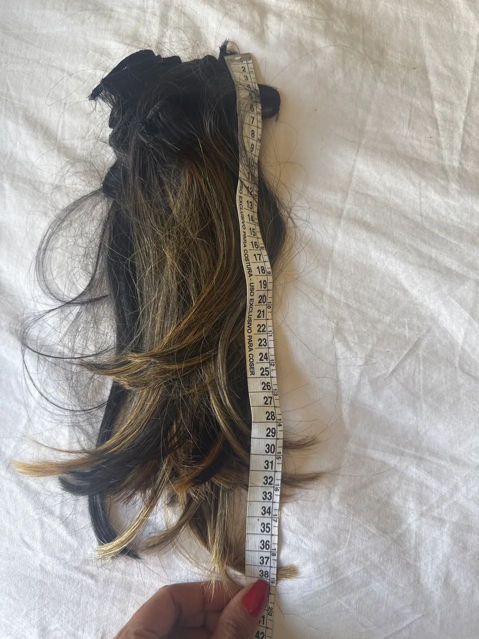 Vendo cabelo humano morena iluminada 6 kits  - Foto 3