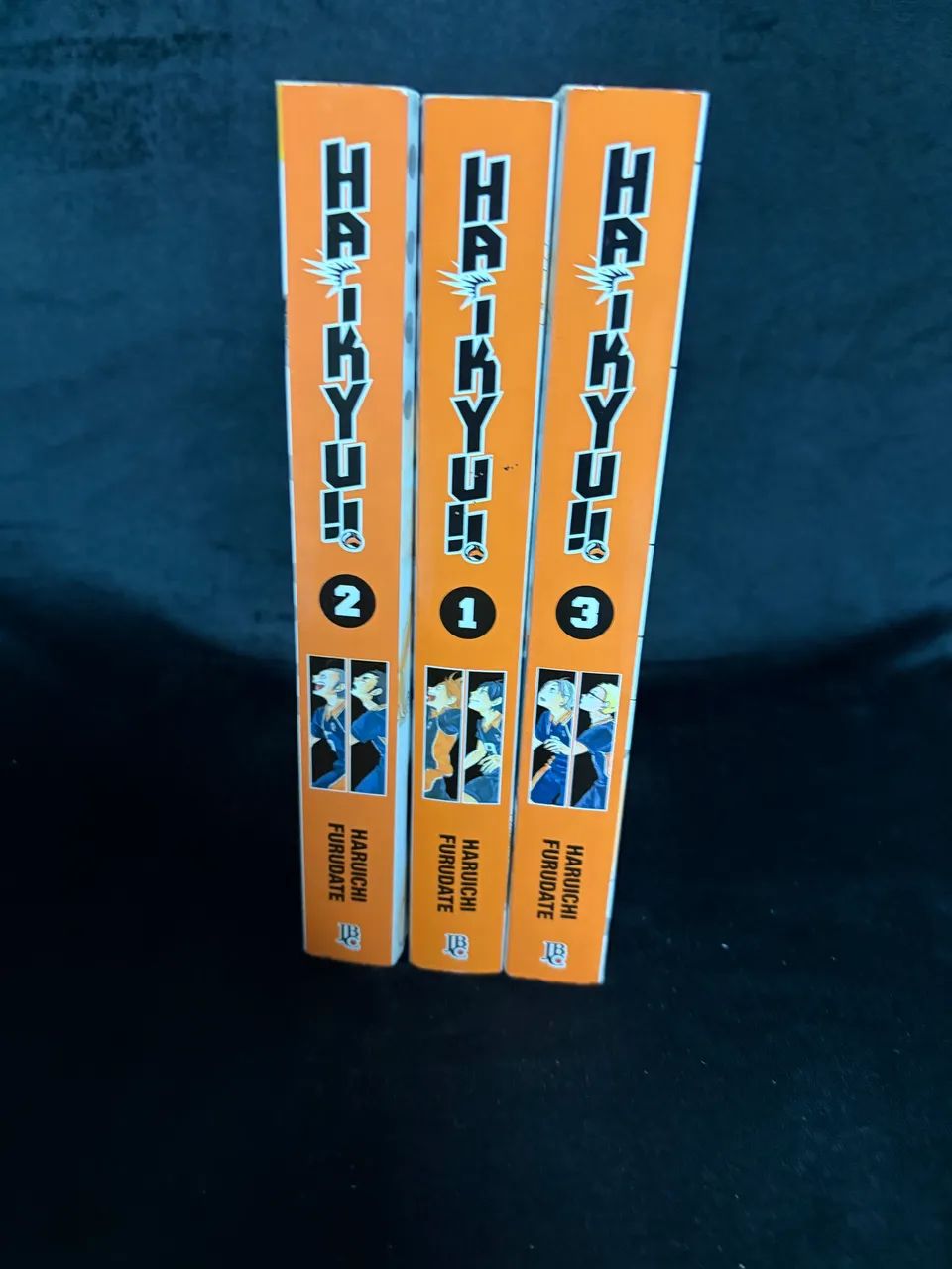 HAIKYU!! volumes 1, 2 e 3