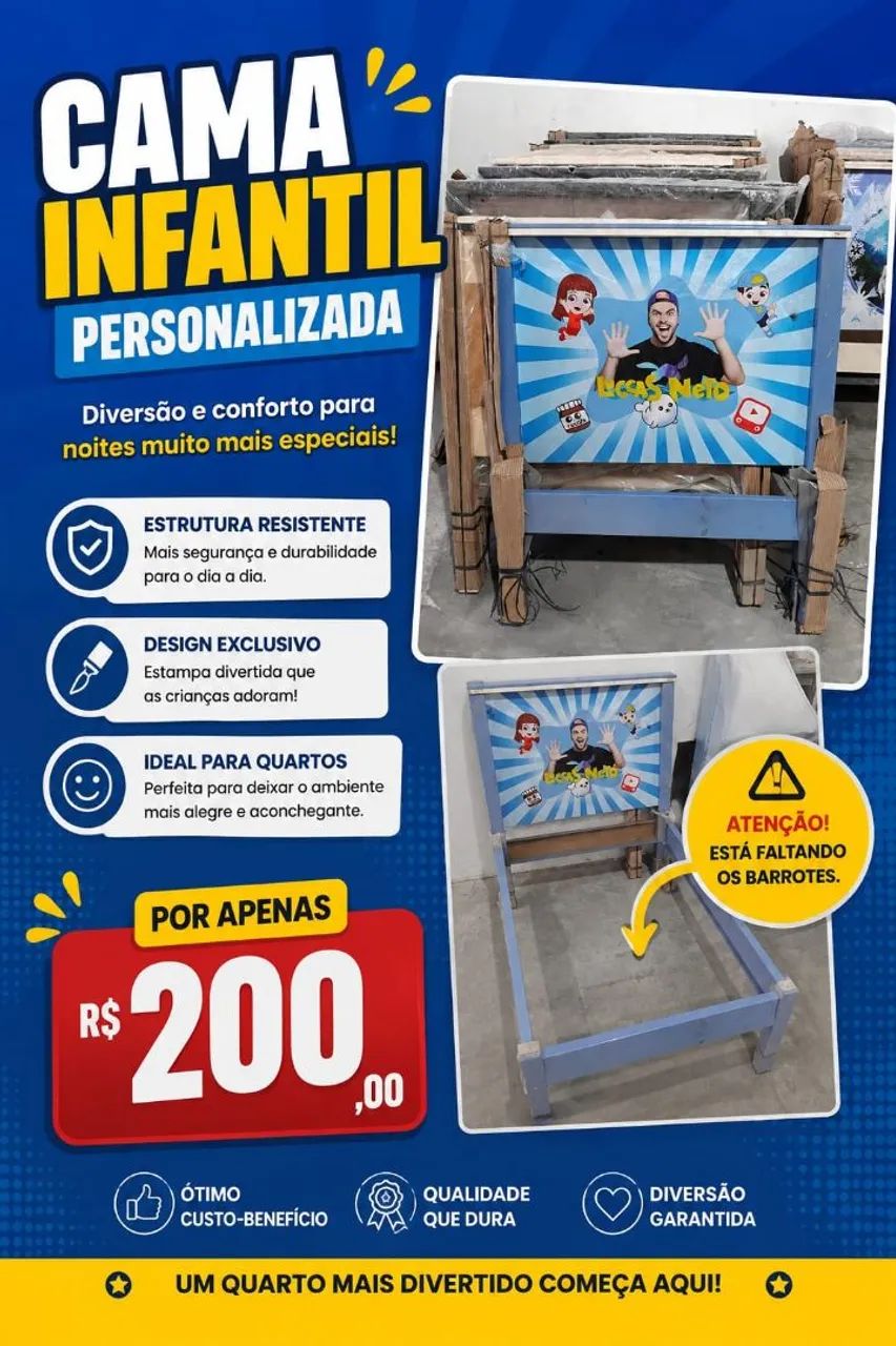 CAMAS INFANTIS CREDIÁRIO  - Foto 2