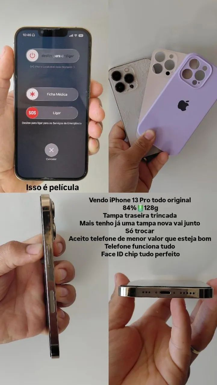 Vendo Iphone 13 pro 128 gb todo original