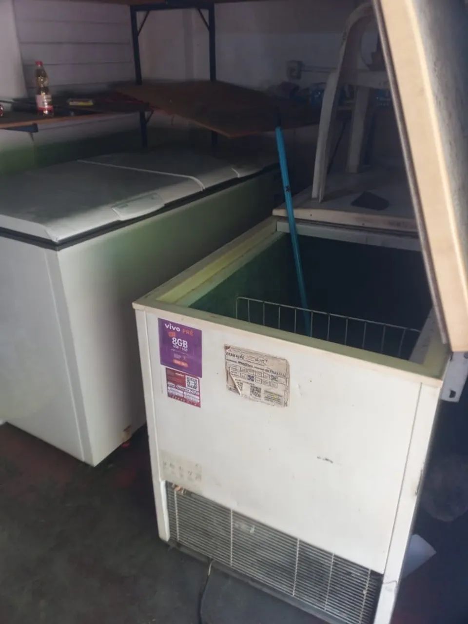 2 freezers de 2 portas