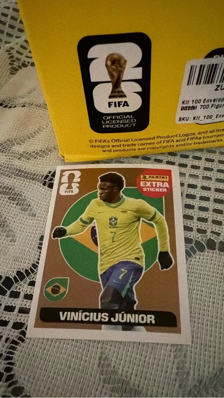 Figurinha Vini Jr Bronze  - Foto 2