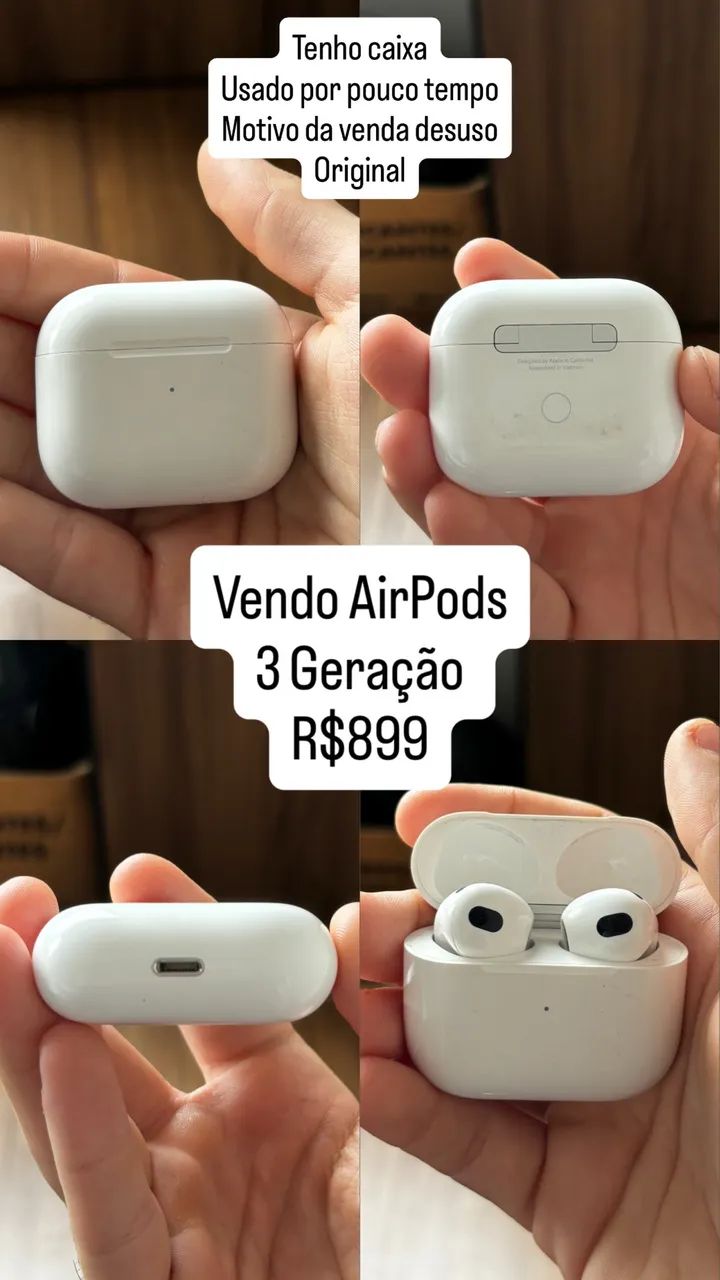 Vendo AirPods 3 Geração  - Foto 4