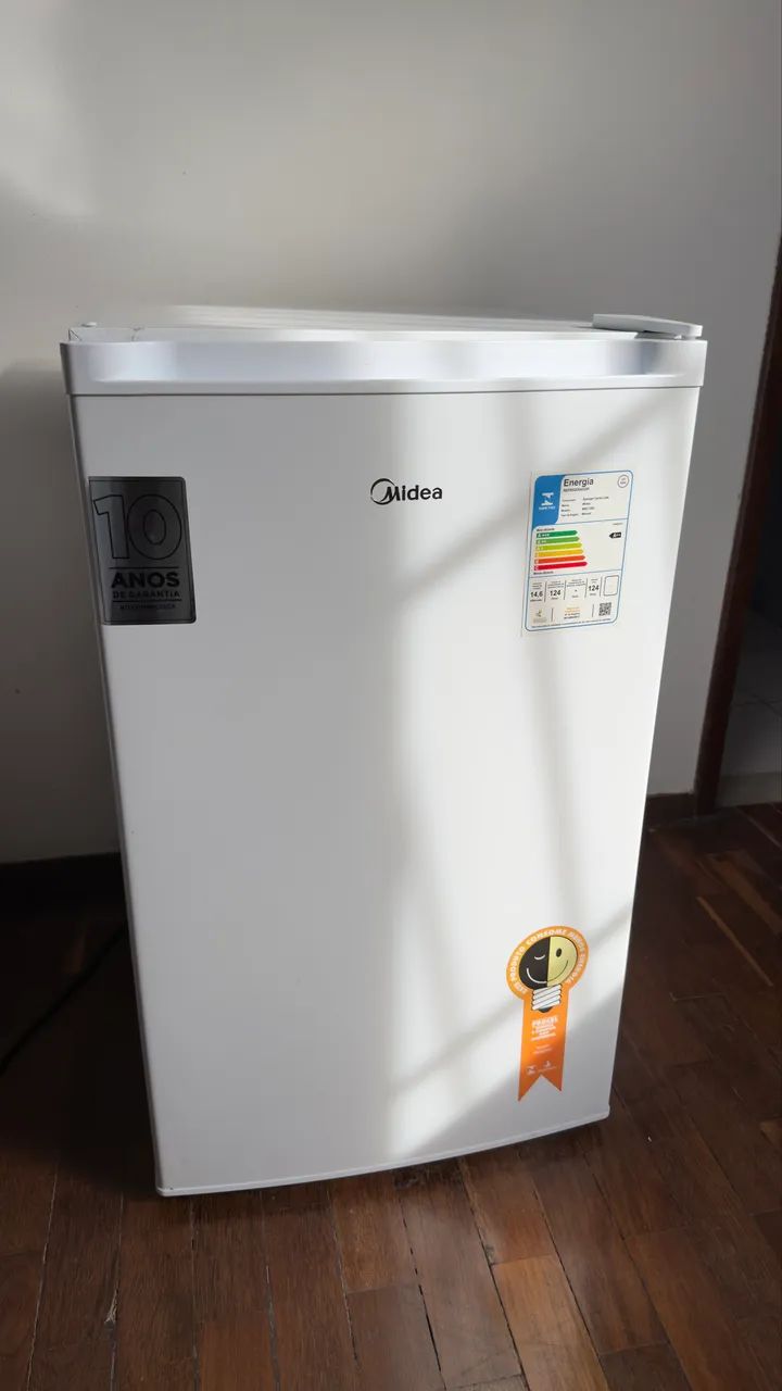 Frigobar Midea 124L branco - Foto 4