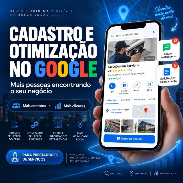 Cadastro e Otimização do Perfil da Empresa no Google