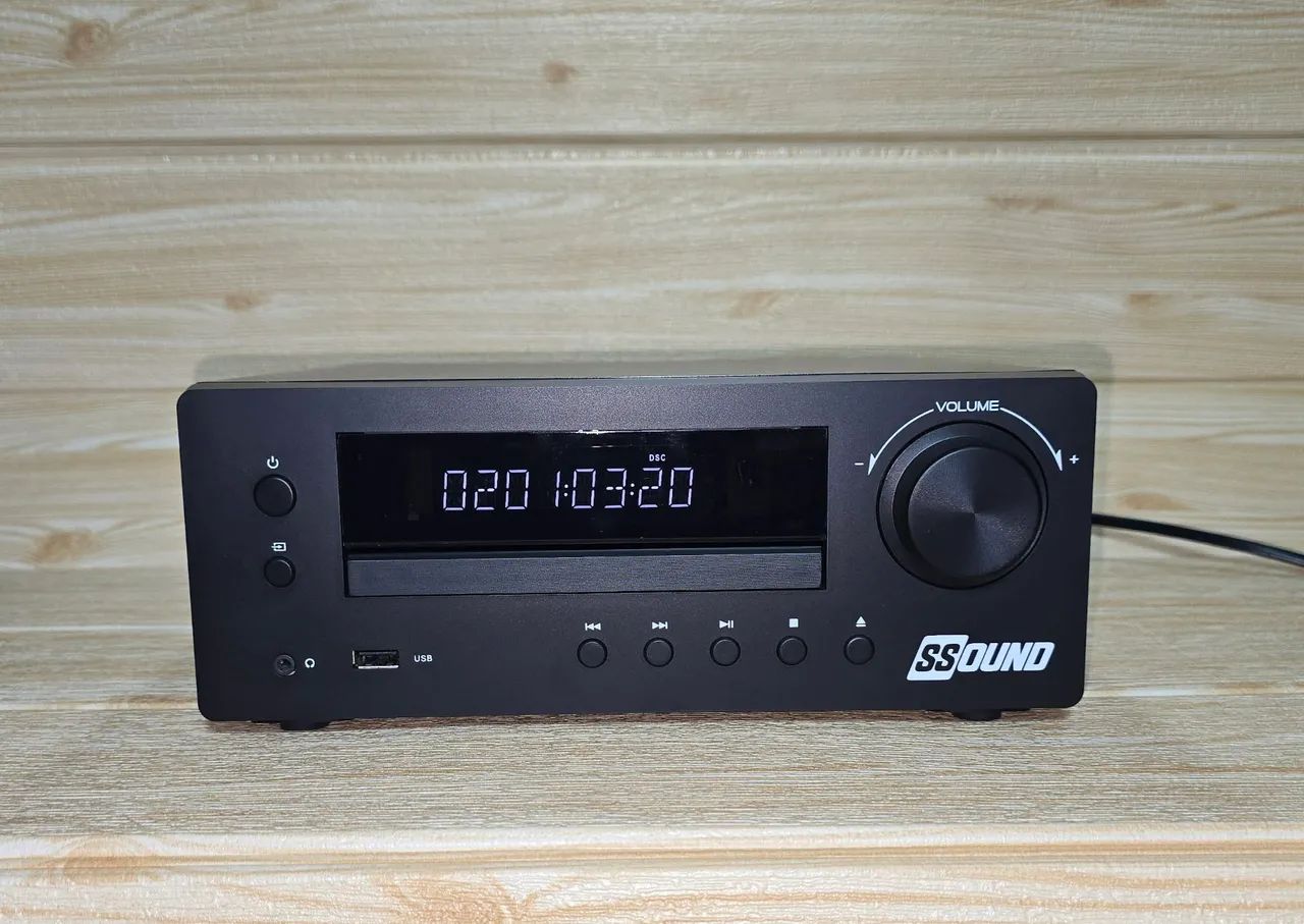Mini System SS-002 SSOUND 330W CD/MP3 Bluetooth Rádio - Bivolt - Foto 3