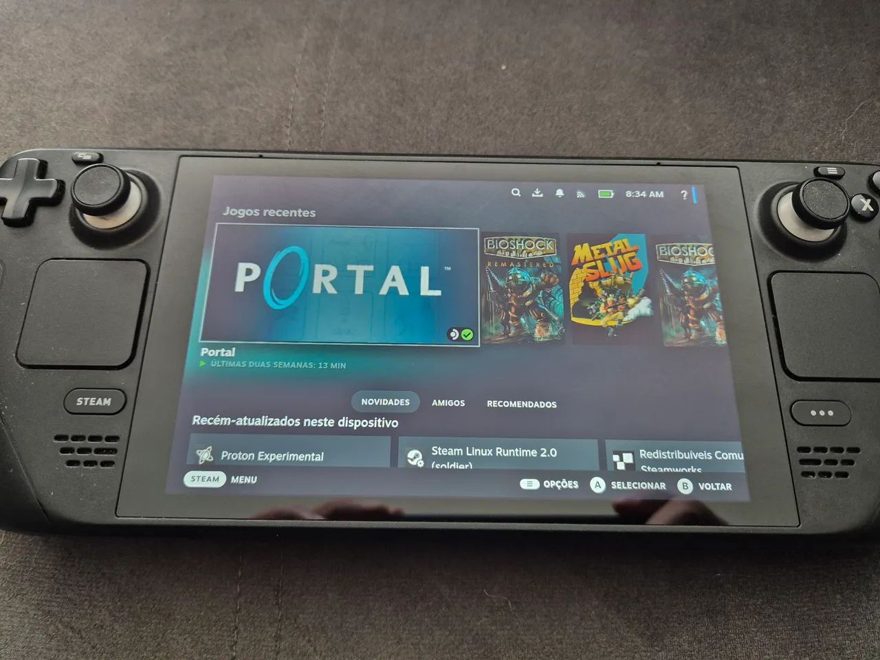 Steam Deck + MicroSD 512GB + Dock + Case (Completo!) - Consoles de