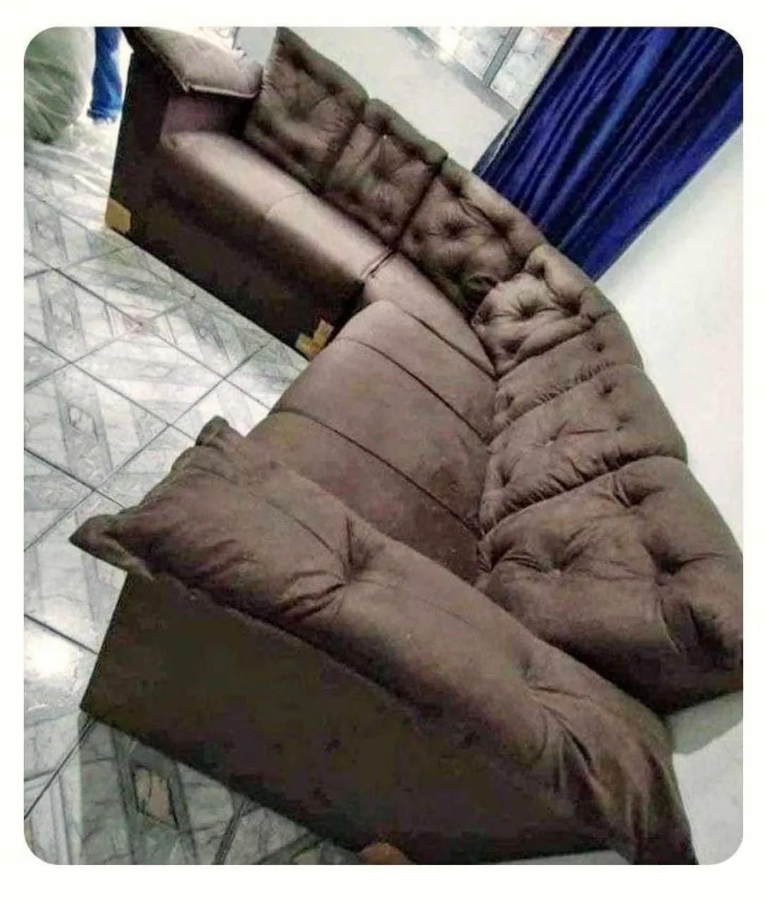 QUEIMA DE ESTOQUE SOFÁ DE CANTO PAGAMENTO NA ENTREGA. - Foto 5