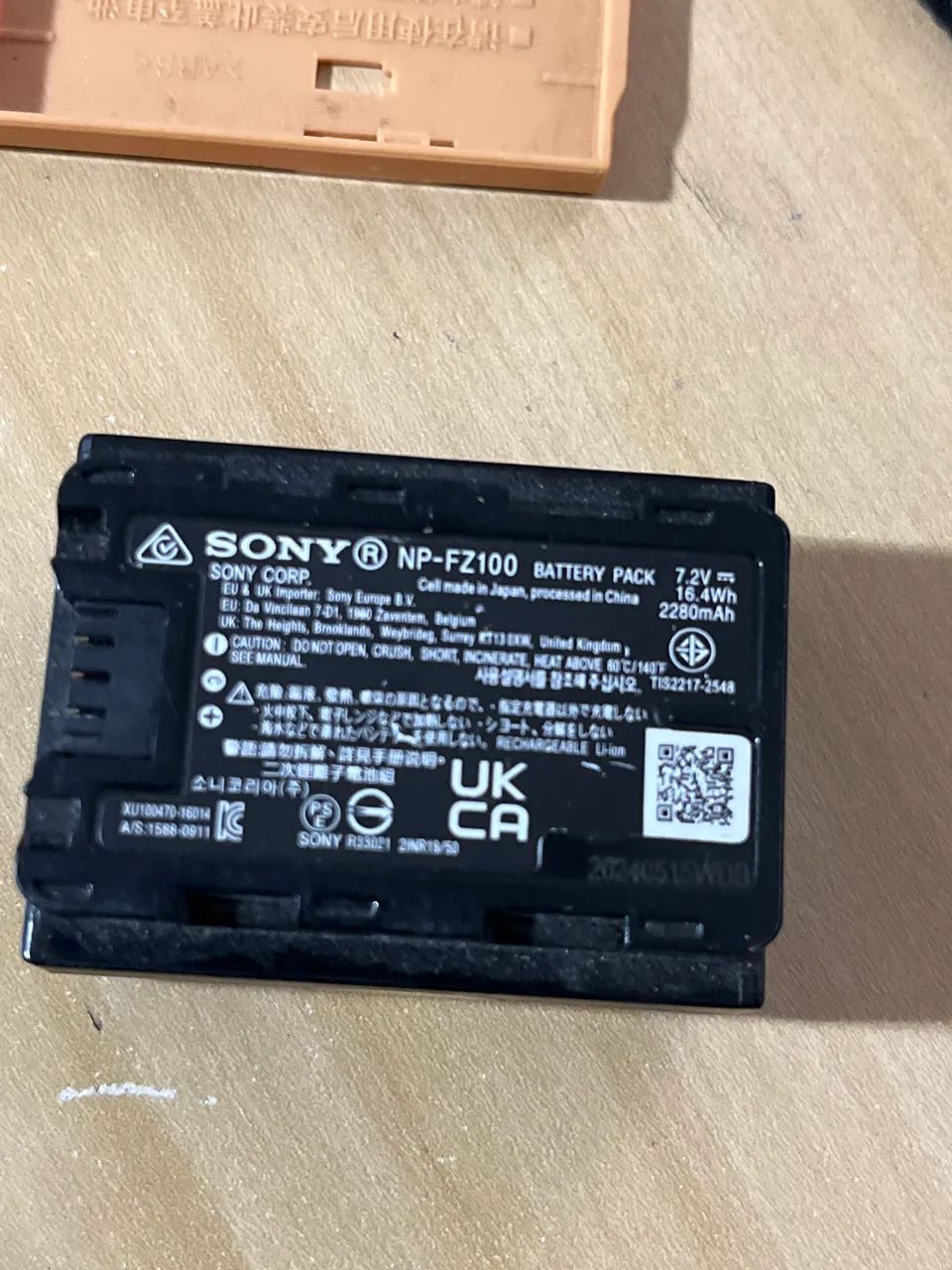 Bateria Sony  fz100 original - Foto 2