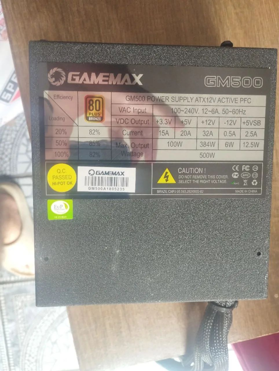 Fonte gamemax gm500 - Foto 2