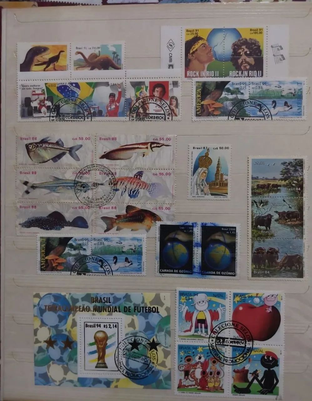 Coleção com mais de 270 selos de carta  - Foto 2