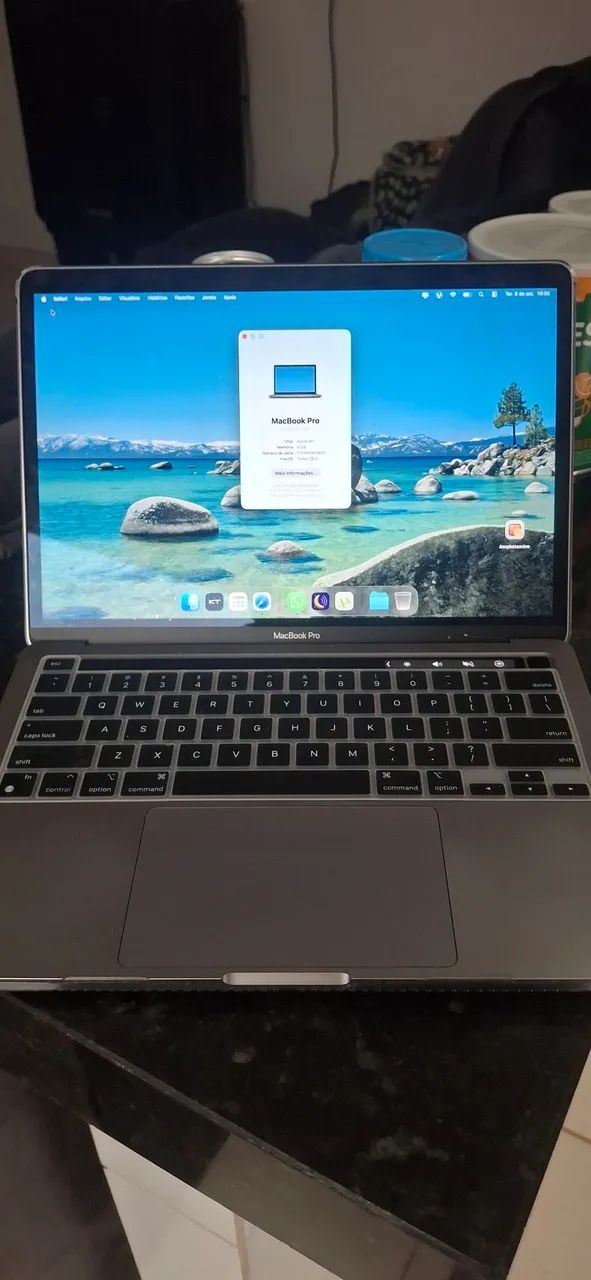 Macbook pro M1 8gb 512 de armazenamento 