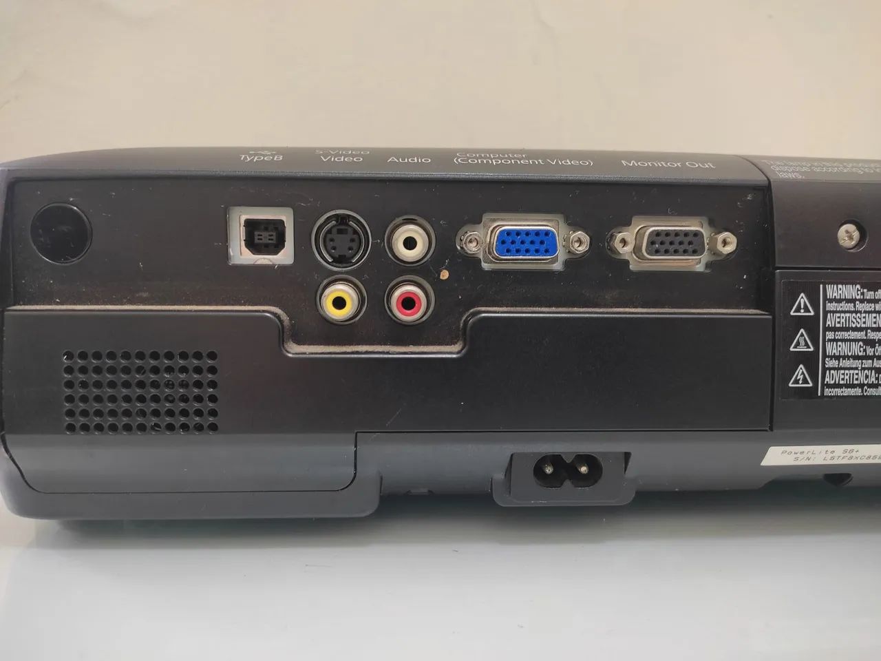 Projetor Epson PowerLite S6+ usado  - Foto 5