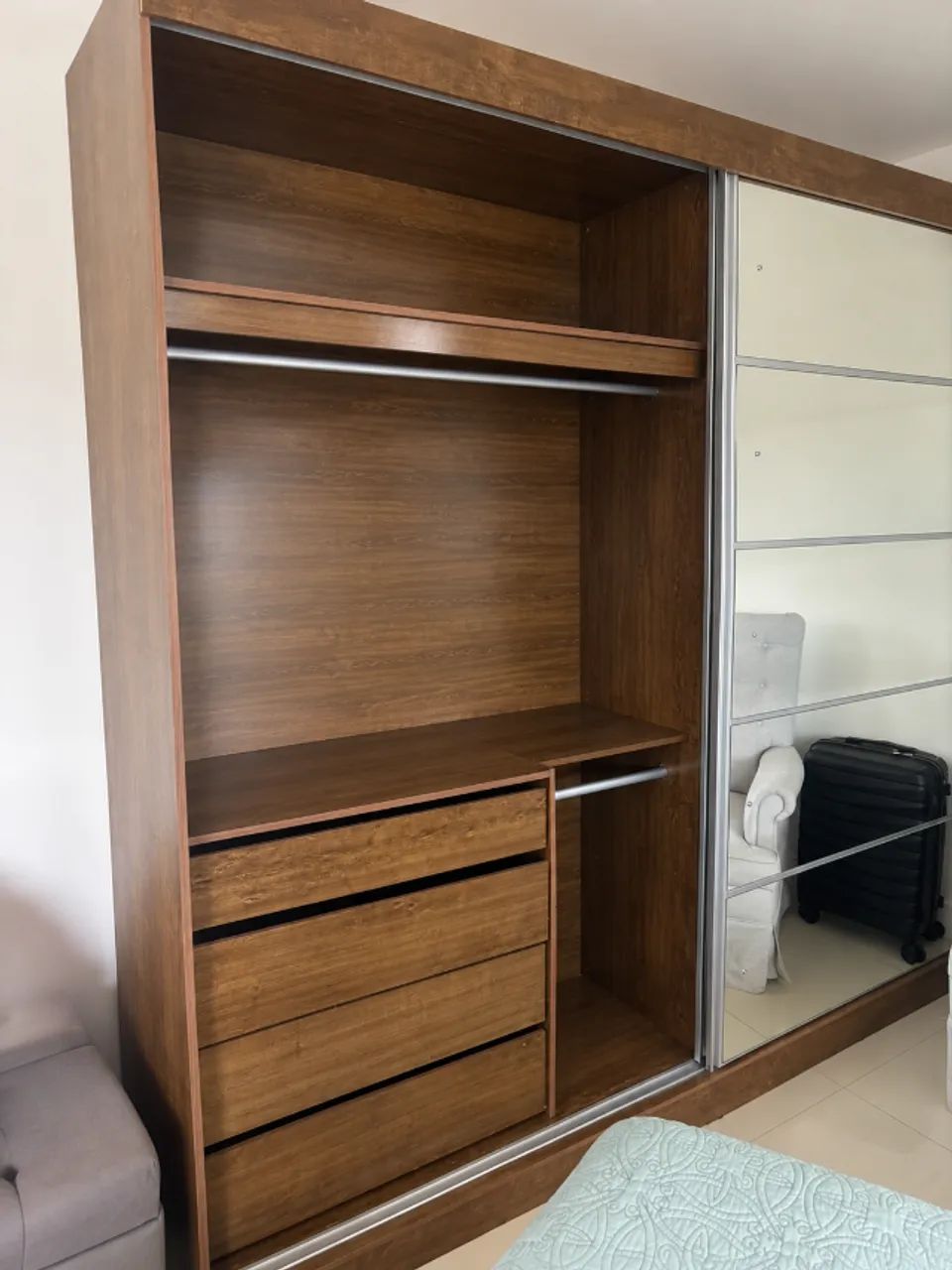 Guarda roupas casal 100% MDF - Foto 2