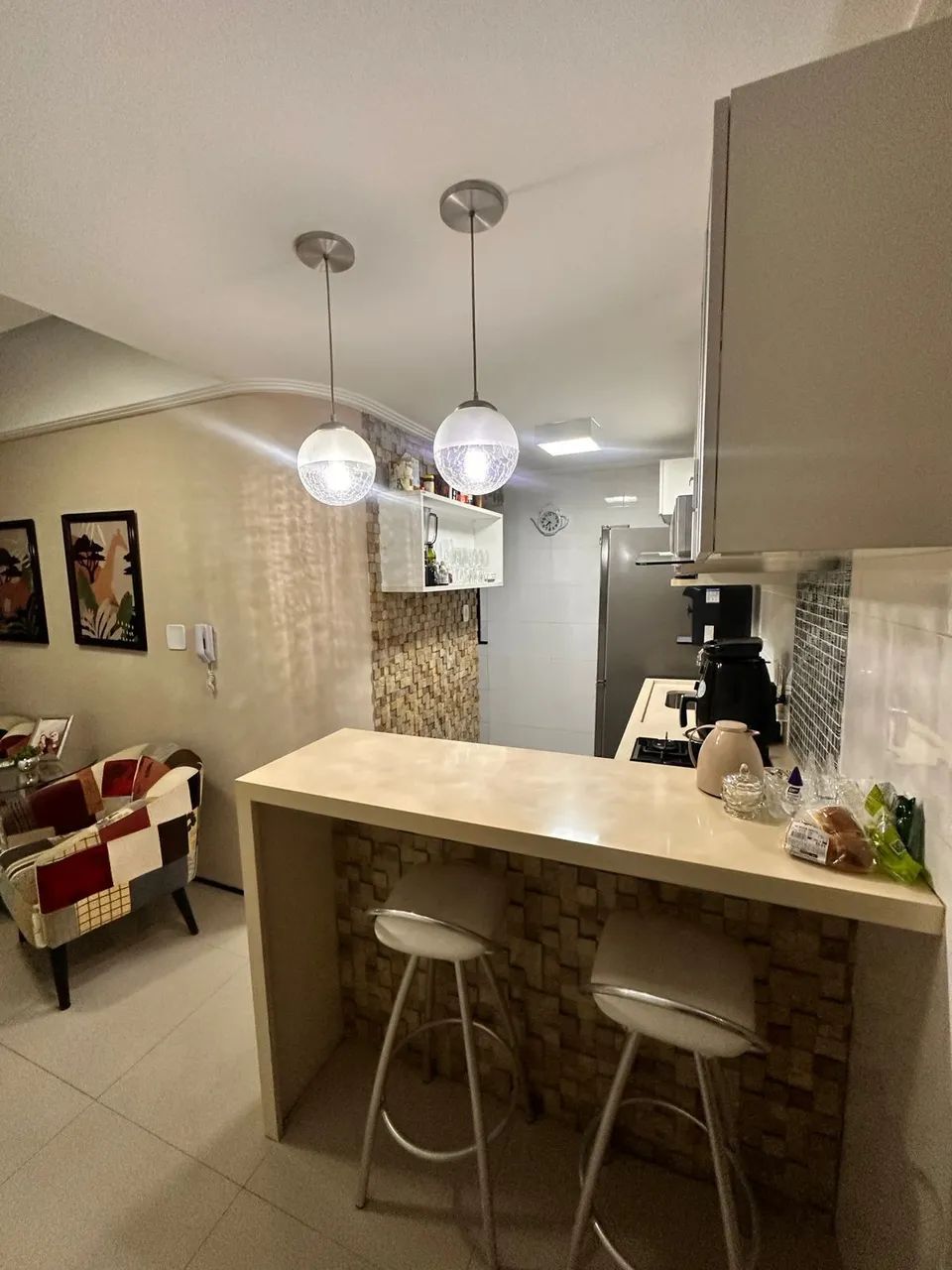Alugo Apartamento Semi Mobiliado |2 quartos com suíte - Foto 5