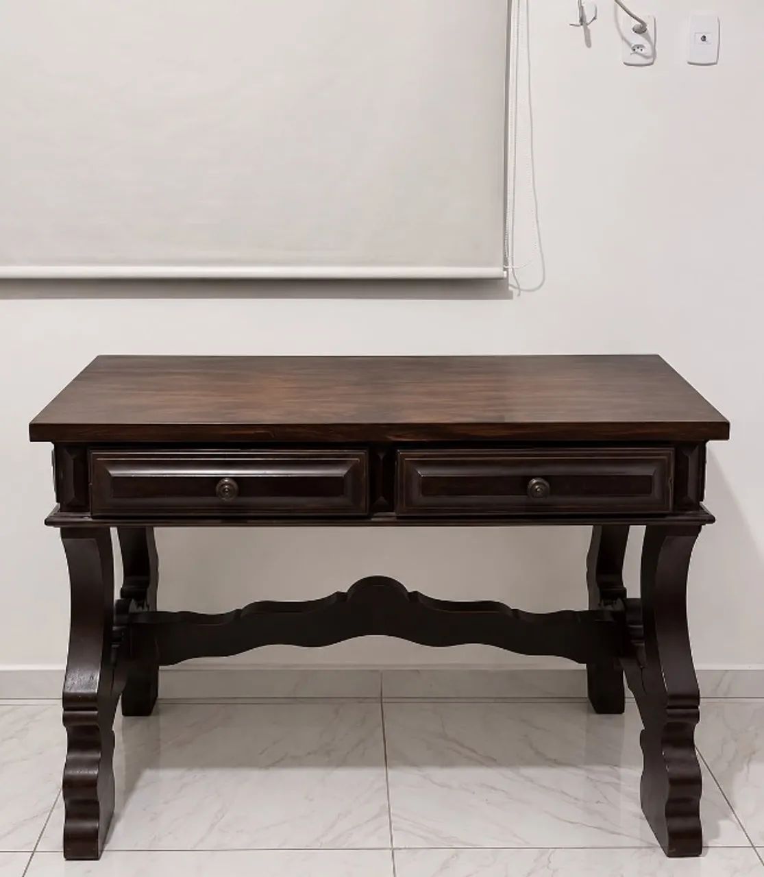 Mesa/escrivaninha madeira maciça - Foto 2