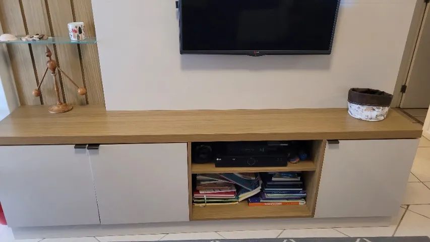 Estante/rack para sala de TV. - Foto 5