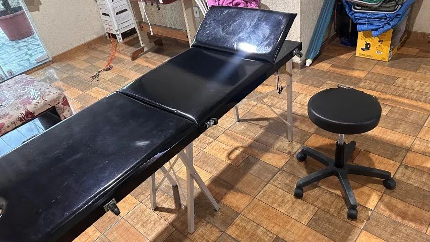 Maca preta dobrável com mocho - Foto 5