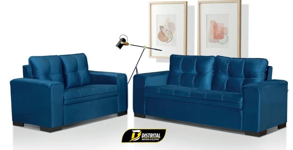 Sofa 2 e 3 lugares Novo