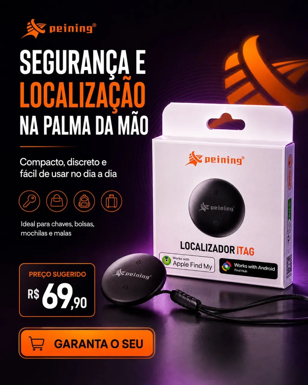 LOCALIZADOR INTELIGENTE iTAG - APPLE + ANDROID - Foto 3