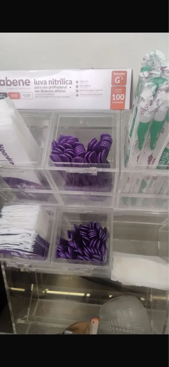 Suporte de acrílico com caixas  - Foto 3