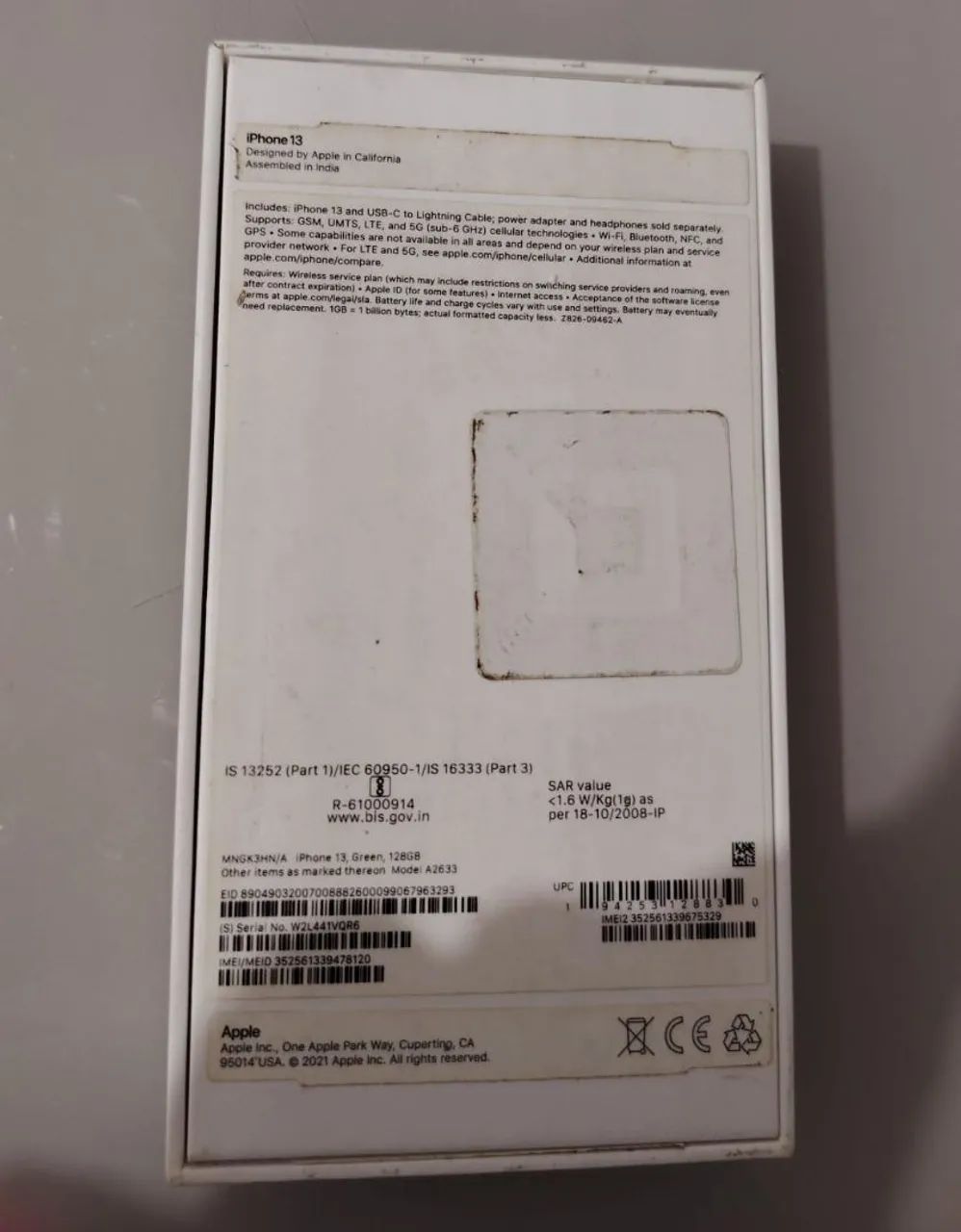 Vende - Se Iphone 13 Green 128 Gb - Foto 2